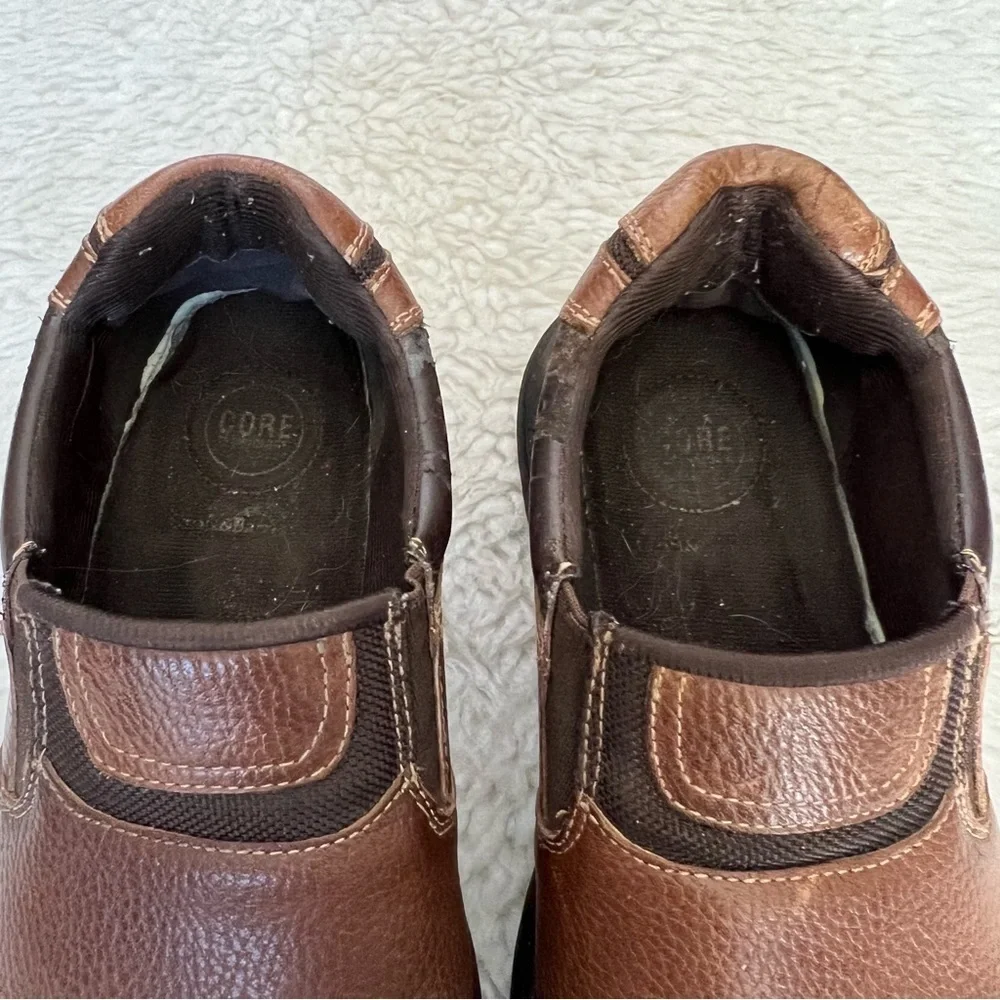 Core Croft & Barrow Grain Leather Slip On Shoes Size 11 M